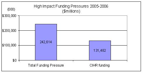 High impact funding pressures 2005-2006