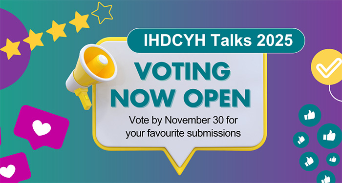 IHDCYH Talks 2025 - Voting now open: Vote by November 30 for your favorite submissions
